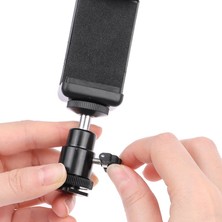 Ganbao A1 Evrensel Metal Cep Telefonu Klip Braketi Tutucu Dağı 1/4 Vida Sıcak Ayakkabı Telefon Klip Tripod Monopod Standı Adaptörü (Yurt Dışından)