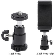 Ganbao A1 Evrensel Metal Cep Telefonu Klip Braketi Tutucu Dağı 1/4 Vida Sıcak Ayakkabı Telefon Klip Tripod Monopod Standı Adaptörü (Yurt Dışından)