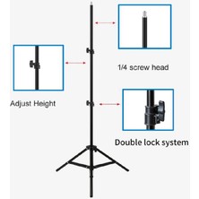 Ganbao 3366 Tripod Yürüyüş Yolu Fotoğraf Işık Standı Taşınabilir Tripod Softbox Için 1/4 Vida ile LED Halka Işık Telefon Kamera Lazer Seviye Projektör (Yurt Dışından)