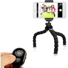 Ganbao Kırmızı Sünger Ahtapot Mini Tripod Taşınabilir Kamera Mini Tripodlar IPhone Samsung Xiaomi Akıllı Telefon Kamera Tripodu Telefon Esnek (Yurt Dışından)