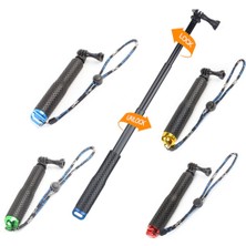 Ganbao Gopro Kahraman Için Monopod Çubukta Mavi Selfie Çubukları Eken Için Xiaomi Için Sjcam Için Taşınabilir El Aksesuarları (Yurt Dışından)