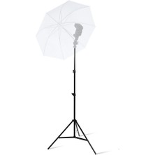 Ganbao Fotoğraf Stüdyosu Softbox Video Flaş Şemsiye Reflektör Aydınlatma Için 1/4 Vida Kafalı 2m Işık Standı Tripod (Yurt Dışından)