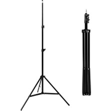 Ganbao Fotoğraf Stüdyosu Softbox Video Flaş Şemsiye Reflektör Aydınlatma Için 1/4 Vida Kafalı 2m Işık Standı Tripod (Yurt Dışından)