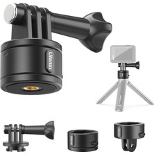 Ganbao Kapak Ulanzi Go Quick Iı Eylem Kamera Manyetik Hızlı Anahtar Montaj Adaptörü Tripod Gopro 11 10 9 8 Dji INSTA360 Eken Sjcam (Yurt Dışından)