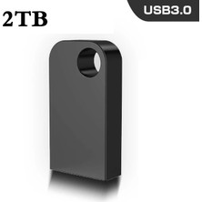 Ganbao Siyah 2 Tb Mini Kalem Sürücü 2 Tb Memoria USB Flash Sürücüler 1 Tb Metal Tip C Otg Yüksek Hızlı Usb3.0 Su Geçirmez Pendrive 512 GB Çubuk Adaptörü (Yurt Dışından)