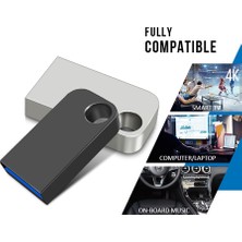 Ganbao Siyah 2 Tb Mini Kalem Sürücü 2 Tb Memoria USB Flash Sürücüler 1 Tb Metal Tip C Otg Yüksek Hızlı Usb3.0 Su Geçirmez Pendrive 512 GB Çubuk Adaptörü (Yurt Dışından)