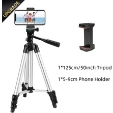 Ganbao 125CM Tutuculu Hafif Telefon Tripod'u 125CM Bluetooth Uzaktan Kumandalı/telefon Tutuculu, Cep Telefonu Için Tripod Standı Akıllı Telefon Gopro Kamera (Yurt Dışından)