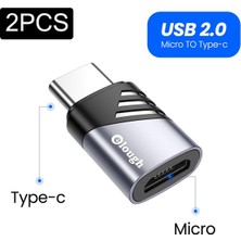 Ganbao N-Micro - Tip C USB Otg Erkek - Tip C Dişi Adaptör Dönüştürücü Tip-C Kablo Adaptörü iPhone 13 Pro Max 13PRO 13 12 Mini Usb-C Veri Şarj Cihazı (Yurt Dışından)