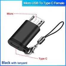 Ganbao Micrototypec F Siyah 4 Takım Tip C - USB 3.0 Otg Adaptörü Macbookpro Xiaomi Huawei Samsung Telefon Için Şarj Kablosu Şarj Cihazı Tipi C - Mikro USB Kablosu (Yurt Dışından)