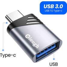 Ganbao USB 3.0 Tip C G Elough Otg Adaptörü Manyetik Mikro USB C Aydınlatma Adaptörü Dişi Dönüştürücü iPhone Xiaomi Poco Macbook Otg Tip C USB Adaptörü (Yurt Dışından)