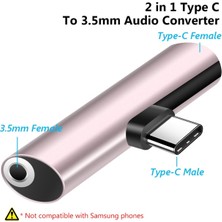 Ganbao Koyu Gri Tip C'den Mikro Usb'ye Yıldırım iPhone Için 3.5mm Ses Dönüştürücü Adaptör 1-25 Adet CR2025 Düğme Piller LED Işıklar Için (Yurt Dışından)
