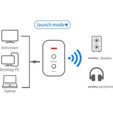 Ganbao Beyaz Ab Tak Ses Alıcısı Aux Adaptörü Cep Telefonu Için Aktif Hoparlör Amplifikatör Kulaklık Ev Stereo Sistemi Adaptörü Bluetooth Uyumlu (Yurt Dışından)