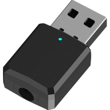 Ganbao USB Bluetooth 5.0 Dongle Adaptörü 2 In 1 Kablosuz Müzik Ses Alıcısı Verici Araba Pc Bilgisayar Tv Hoparlör Kulaklıklar (Yurt Dışından)