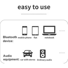 Ganbao Bir Bluetooth 5.1 Kablosuz Bluetooth 5.1 Adaptör Aux Ses Kablosu Arabalar Için USB Bluetooth 3.5mm Jaklar Alıcı Müzik Hoparlörler Dongle Handfree (Yurt Dışından)