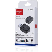 Ganbao Siyah Vaorlo Kablosuz Kablosuz Av Alıcısı-Vericisi Dongle Ps5/ps4/pc/anahtar Desteği Kulaklık Hoparlör Kablosuz Bluetooth Kablosuz Av Alıcısı-Vericisi (Yurt Dışından)