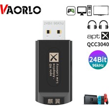 Ganbao Kb9 16BIT KB9P USB Bluetooth 5.2 Kablosuz Av Alıcısı-Vericisi QCC3040 QCC3056 Aptx Adaptif Çok Noktalı Düşük Gecikme Kablosuz Adaptör Tv Pc Anahtarı (Yurt Dışından)