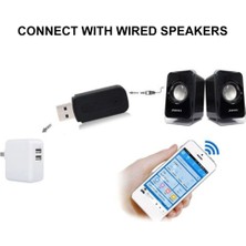 Ganbao Siyah USB Alıcı Verici Ses Adaptörü Araba Pc Tv Için Hd Hifi Reseptör Kablosuz Adaptör LCD 3.5 mm Aux Ses Mp3 Müzik Çalar (Yurt Dışından)