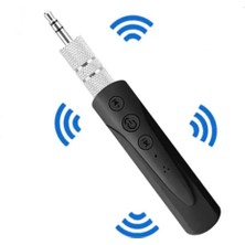 Ganbao Beyaz Yaka Klip 3.5mm Kablosuz Bluetooth Stereo Ses Alıcısı Adaptörü Ev Araba Hoparlör Aksesuarları Için (Yurt Dışından)