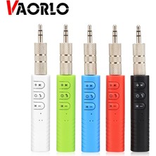 Ganbao Yeşil Vaorlo Handsfree Bluetooth Araç Kiti Otomatik Klipsli 3.5mm Jack Aux Kablosuz Müzik Mp3 Ses Adaptörü Alıcısı Kulaklık Hoparlör (Yurt Dışından)