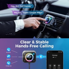 Ganbao Siyah Joyroom Bluetooth 5.3fm/aux Bluetooth Araç Adaptörü Araç Şarj Cihazı Bas Güçlendirme 3 Port Pdqc 3.0 Fm Bluetooth Araç Vericisi (Yurt Dışından)