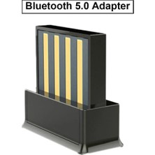 Ganbao Siyah Bluetooth Adaptörü Mini Bluetooth 5.0 Alıcı Bluetooth Dongles Desteği Winows Linux Vista Mac Os Dizüstü Tablet Bilgisayar Için (Yurt Dışından)