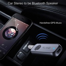 Ganbao Siyah Bluetooth 5.0 Alıcı 3.5mm Kablosuz Aux Ses Bluetooth Adaptörü Stereo Ontvanger A2DP Kulaklık Araba Hoparlör Handsfree Müzik (Yurt Dışından)