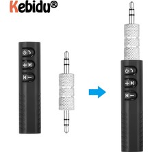 Ganbao Mavi Mini Kablosuz Bluetooth Alıcısı 3.5mm Jack Bluetooth Ses Müzik Adaptörü Kulaklık Hoparlör Için Mic ile (Yurt Dışından)