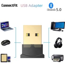 Ganbao Sürücü USB Bluetooth Uyumlu 5.0 Adaptör Alıcısı ile Mod B Pc Gamepad Dizüstü Kablosuz Fare Hoparlör USB Verici Için Ses Dongle Adaptörü (Yurt Dışından)