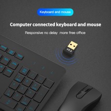 Ganbao Sürücü USB Bluetooth Uyumlu 5.0 Adaptör Alıcısı ile Mod B Pc Gamepad Dizüstü Kablosuz Fare Hoparlör USB Verici Için Ses Dongle Adaptörü (Yurt Dışından)