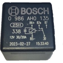 Bosch 12V 30A 5 Uclu Role 0 986 Ah0 135