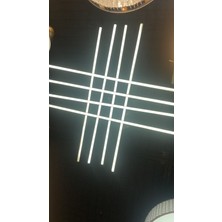 Deniz Işık Evi 70  cm  Çapında Plafonyer Led Beyaz Işık Avize
