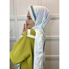 Hint Ipek Kazayağı Desenli Monogram Şal 00910