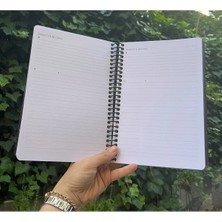 Gıpta Siyah Sert Kapak Spiralli Planlayıcı Defter