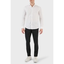 Emporio Armani Yün Karışımlı Skinny-Cut Pantolon Erkek Pantolon H41P68 01506 630
