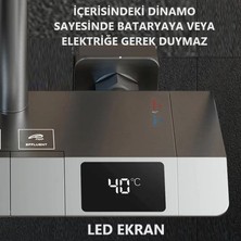 Rena Desıgn Dijital LED Göstergeli Banyo Batarya Tepe Duş Robot Takım Piyano Yağmurlama Çok Fonksiyonlu Antresit