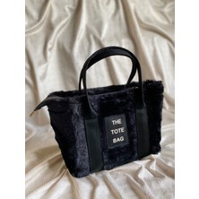 The Tote Bag Peluş Süet Kolon Askılı Kadın El Omuz Çantası