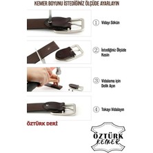 Öztürk Kemer Erkek Kot Kemeri 4.5cm