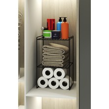 Moniev Tezgah Üstü 3 Raflı Banyo Rafı Dolap Içi Düzenleyici Mutfak Rafı Tabak Tencere Organizer