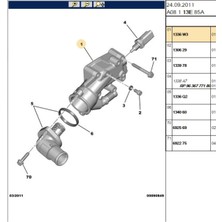 Brasse Termostat Gövdesi 206-307 (BRS1336W3-1336W3)