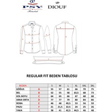 PSY Erkek Beyaz Regular Fit Cepli Klasik Yaka Düz Uzun Kol Gömlek