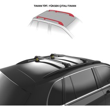 Turtle Ssangyong Korando (C300) 2019-2023 Turtle Air1 Ara Atkı Gri