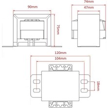 Profuse CX-8643 100W 6V Ac Trafo - Transformatör