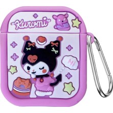 Microsonic Air-Podss 1. Nesil / 2. Nesil Kılıf Figürlü Silikon Crtn-Fgr-Krmi