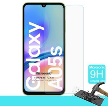 Microsonic Samsung Galaxy A05S Tempered Glass Cam Ekran Koruyucu