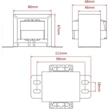 Profuse CX-7642 80W 48V Ac Trafo - Transformatör