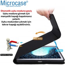 Microcase Lenovo Tab P12 TB370FU 12.7 Inch Uyumlu Bluetooth Klavyeli Standlı Uyumlu Kılıf - Bkk4