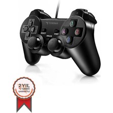 Torima Siyah Oyun Kolu Analog USB Oyun Kolu Joystick Pc Oyun Kolu Gamepad Konsol