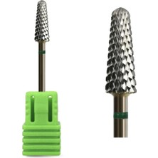 X Beauty Çelik Frez Ucu - Freze Uc - Yeşil - No-22