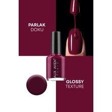 Alix Avien Bordo Oje 21  - Yüksek Pigmentli Uzun Süreli Kalıcılık Hızlı Kuruma - Nail Lacquer 21