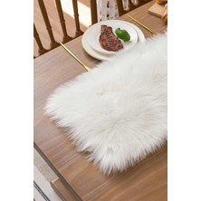 Brilla Home Runner Tavşan Tüyü, Yılbaşı Runner, Yılbaşı Masa Örtüsü 120*30 cm Yılbaşı - Noel - Christmas